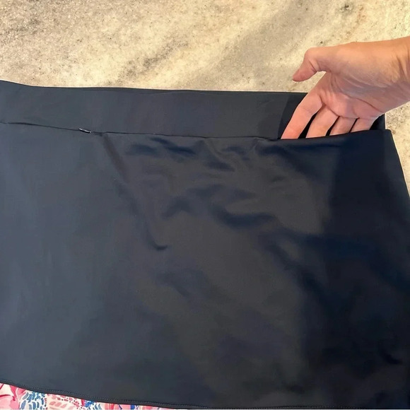 Stella Parker UPF 50 Mermaid Hem Navy & Floral Skort Size Large - Picture 4 of 11